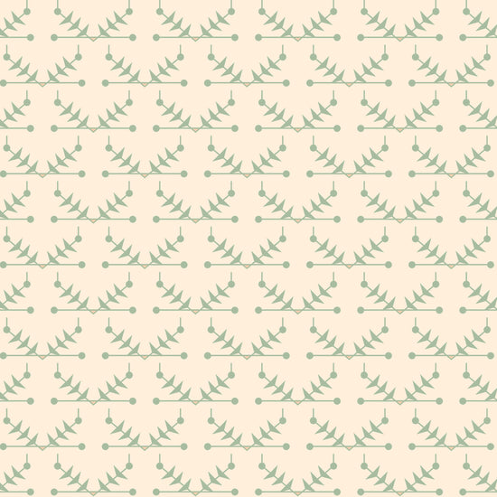 Atomic Trellis Wallpaper - Soft Sage