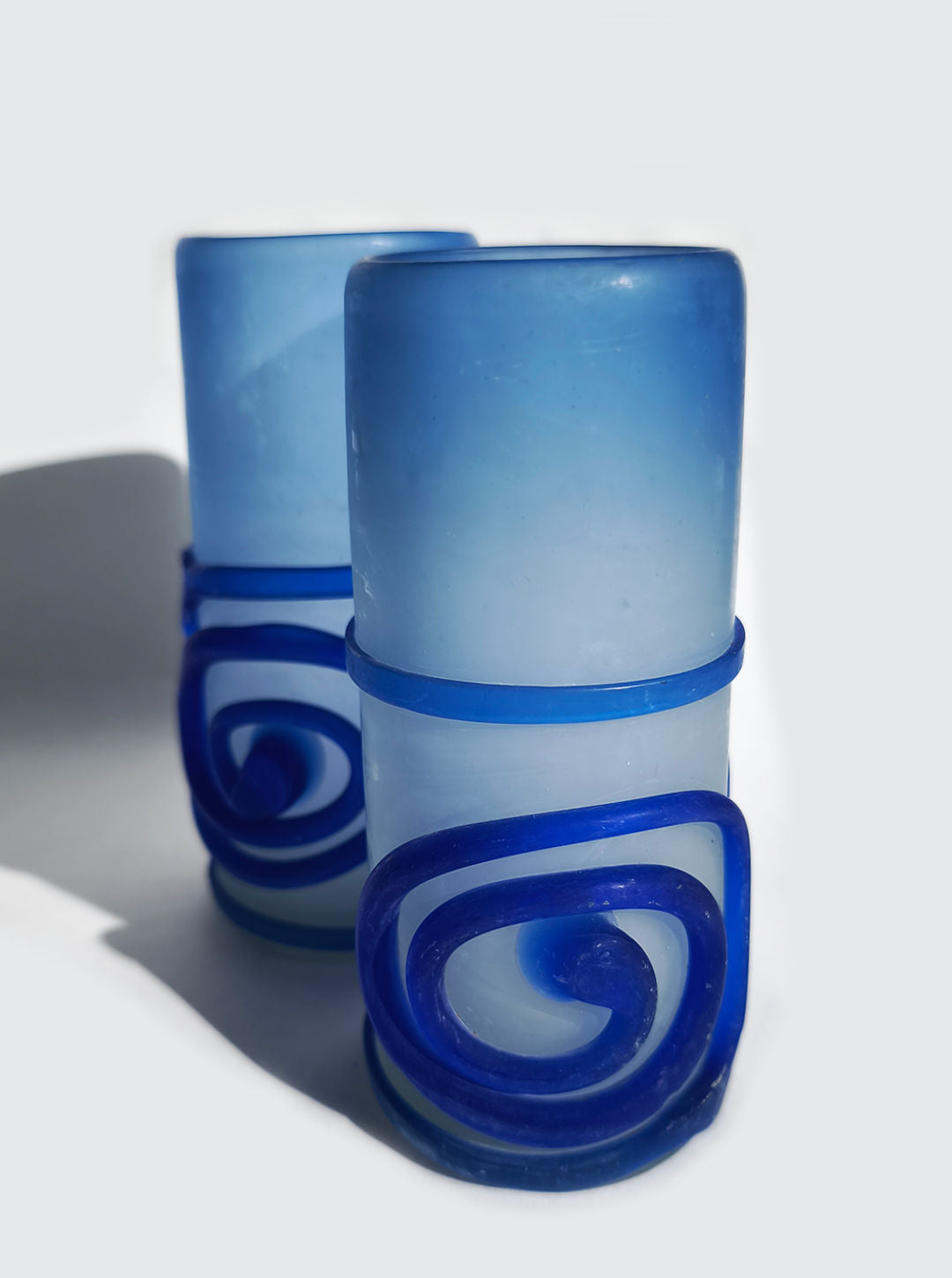 Pair of Spiral Glasses