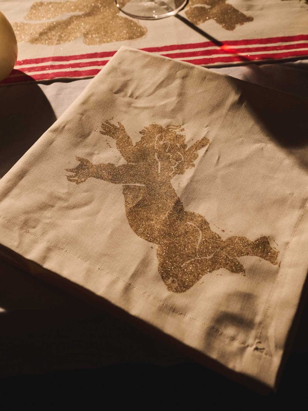 Christmas Cherub Napkins (set of four)