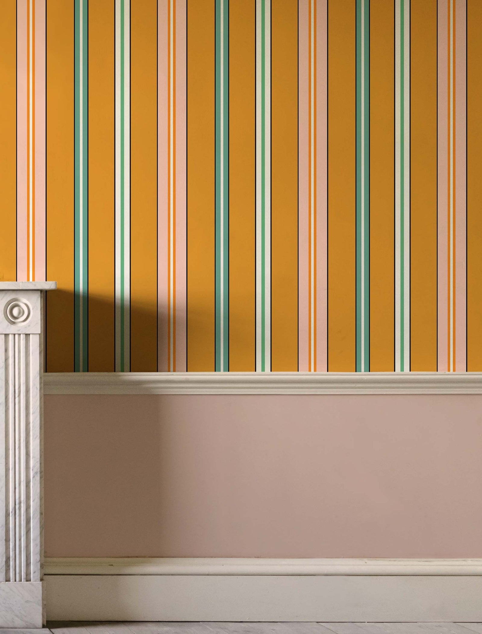 Sporty Stripes - Saffron