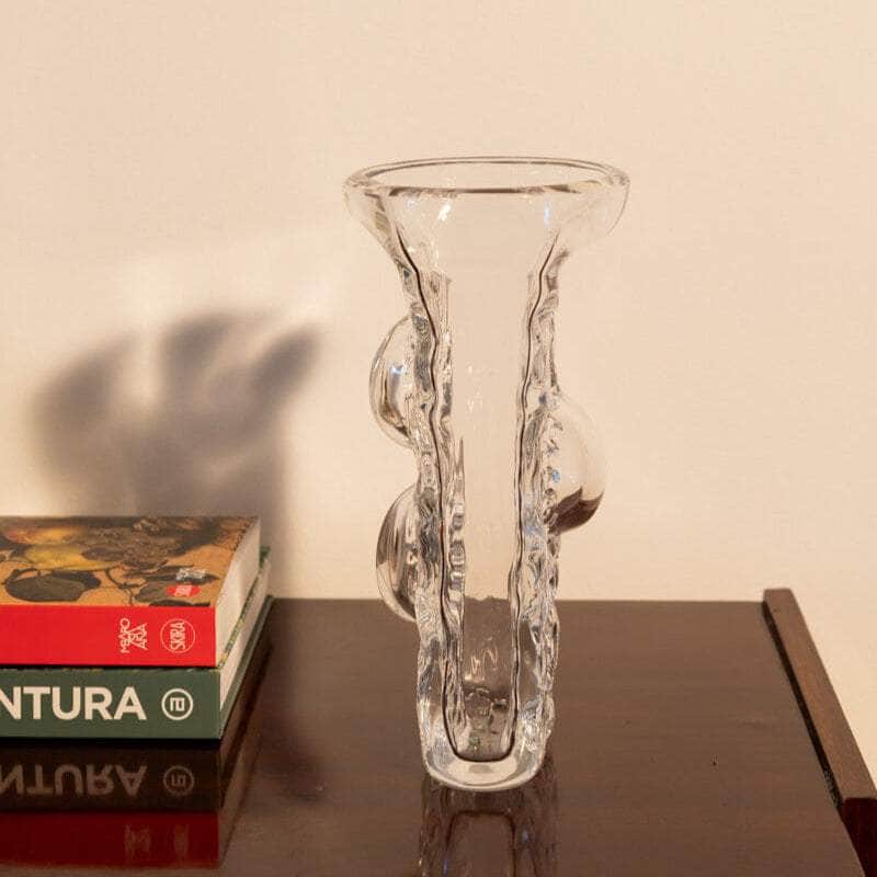 Rare Mid-century Crystal Vase by Peill & Putzler