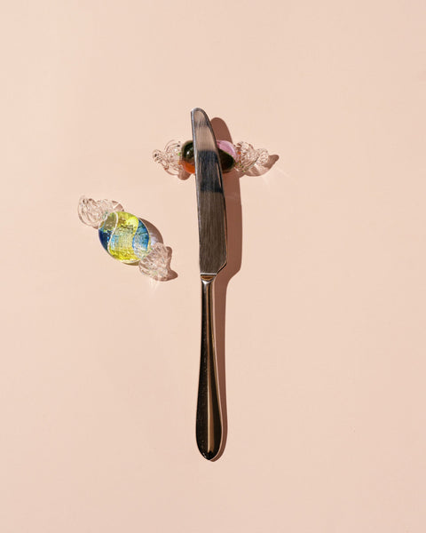 Mouthblown Crystal Candy - Cutlery Rest