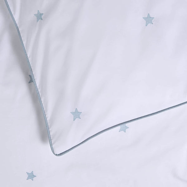 Luxury Organic Ocean Blue Amongst The Stars Pillowcases