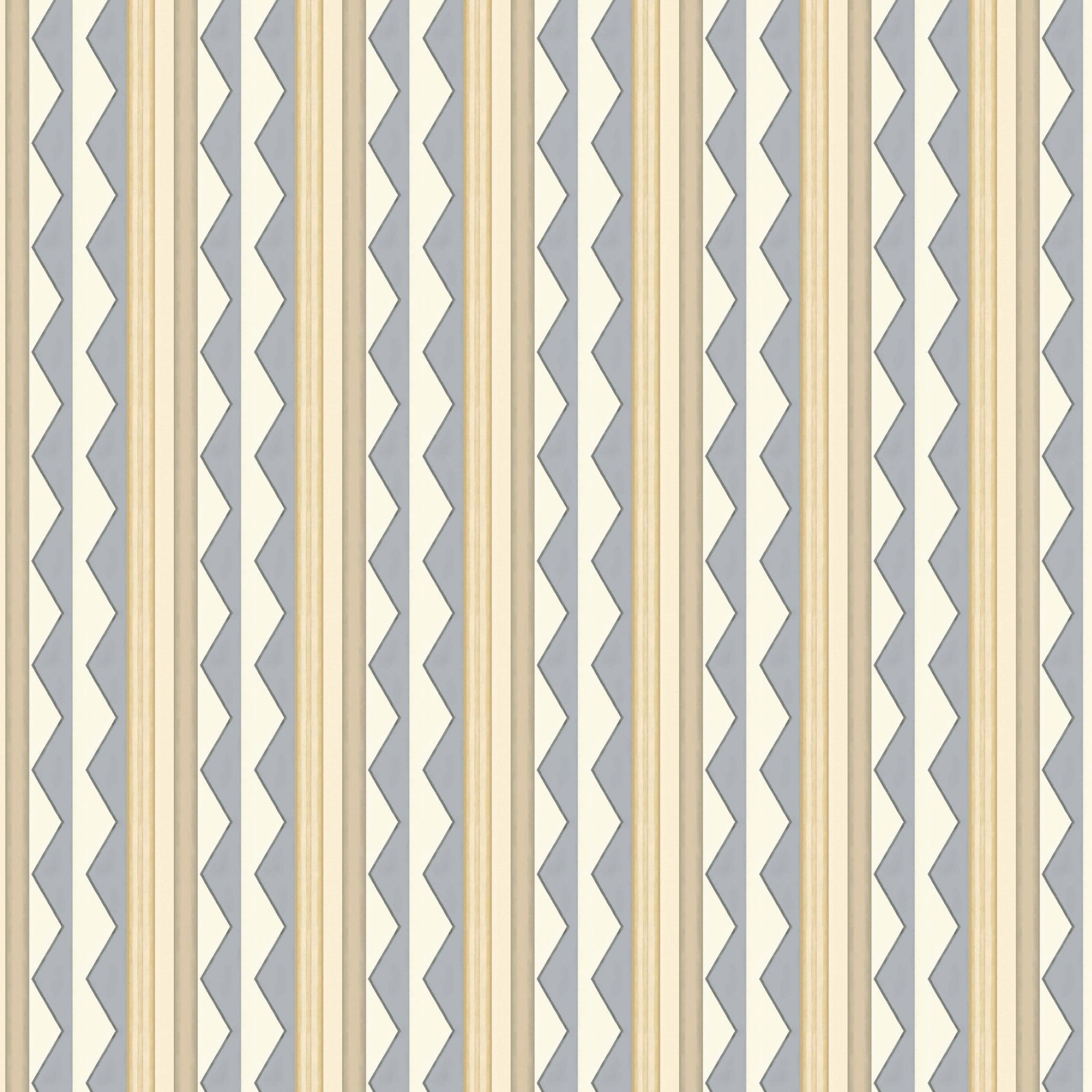 Bloomsbury Stripes Wallpaper - Lavender Grey