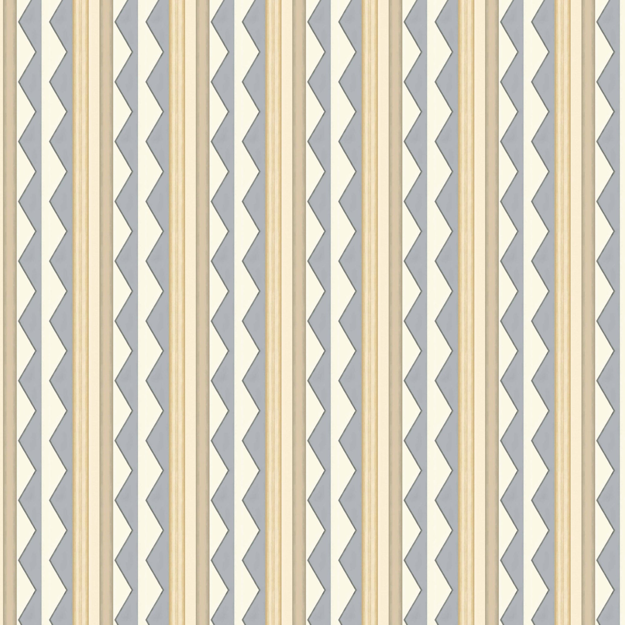 Bloomsbury Stripes Wallpaper - Lavender Grey