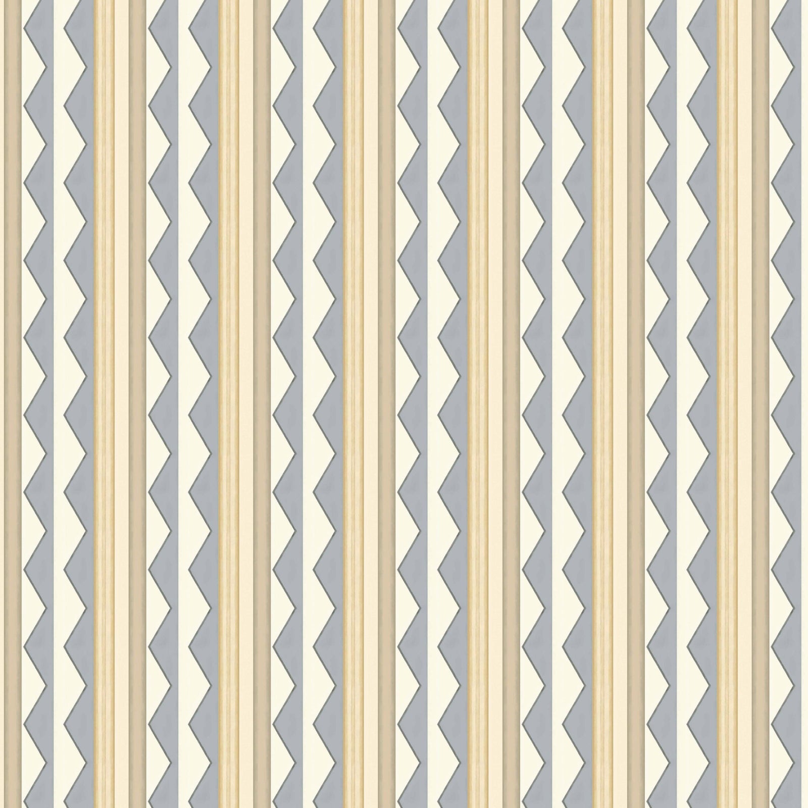 Bloomsbury Stripes Wallpaper - Lavender Grey