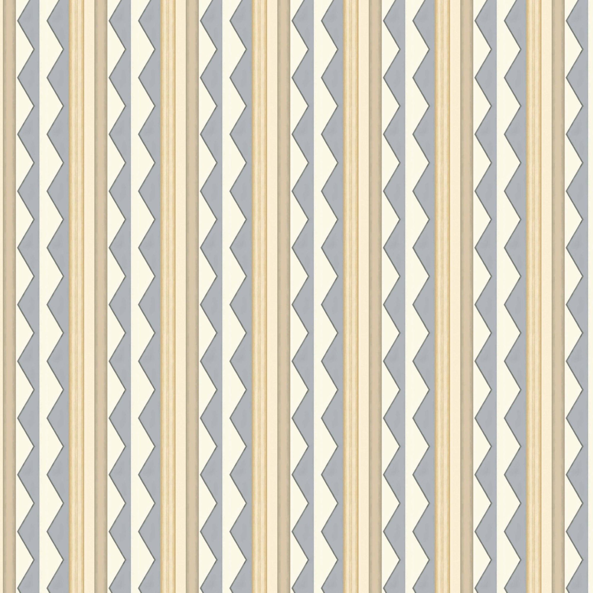 Bloomsbury Stripes Wallpaper - Lavender Grey