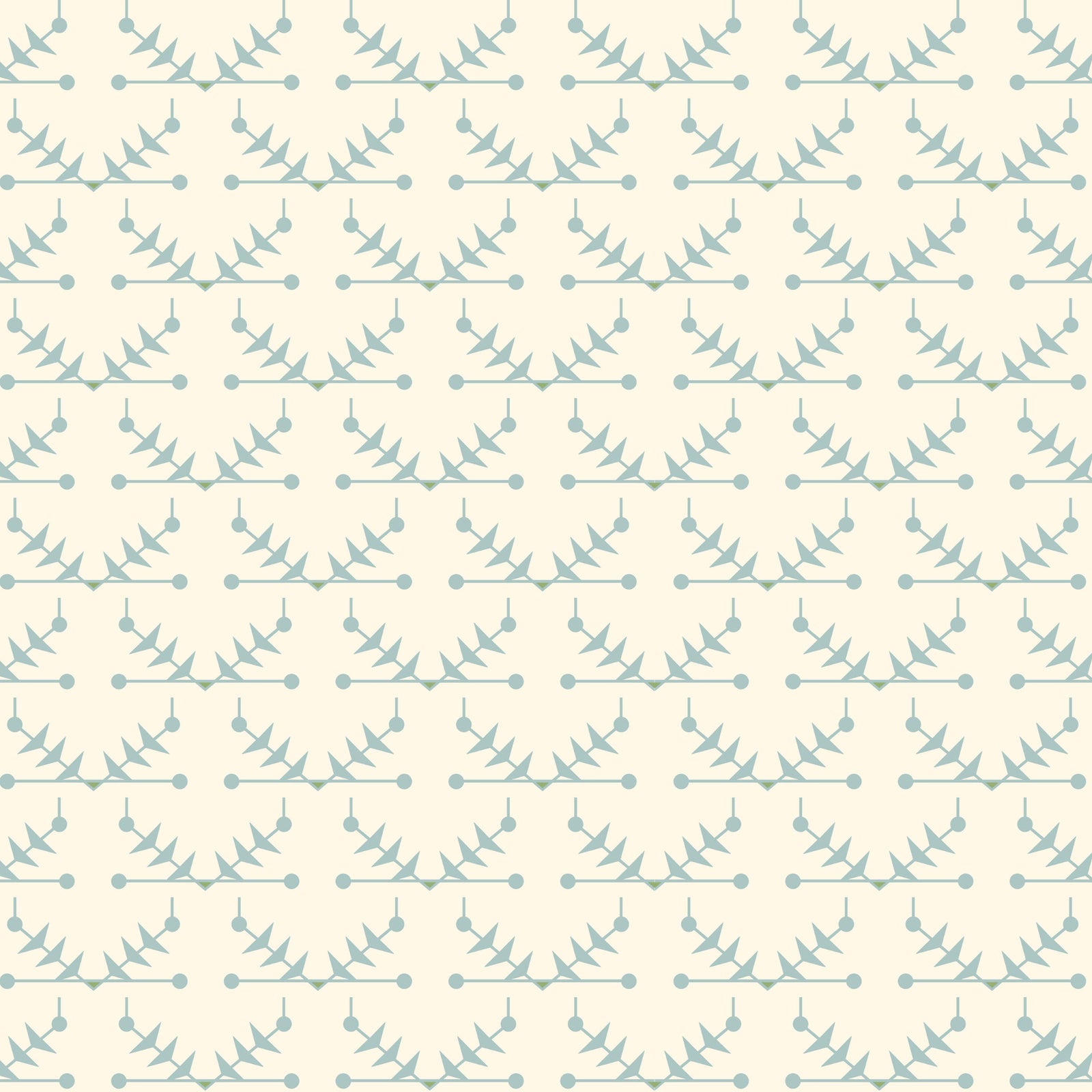 Atomic Trellis Wallpaper - Light Blue