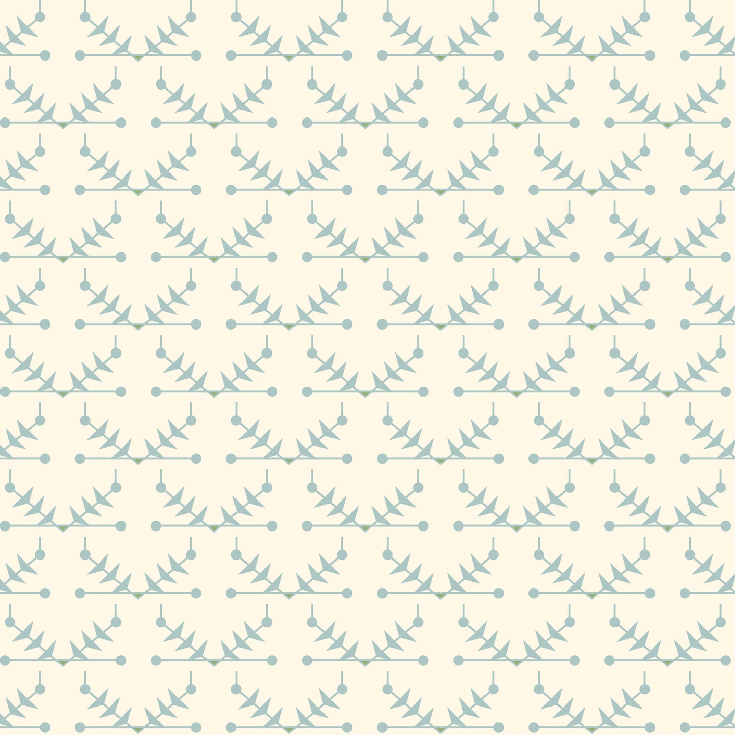 Atomic Trellis Wallpaper - Light Blue