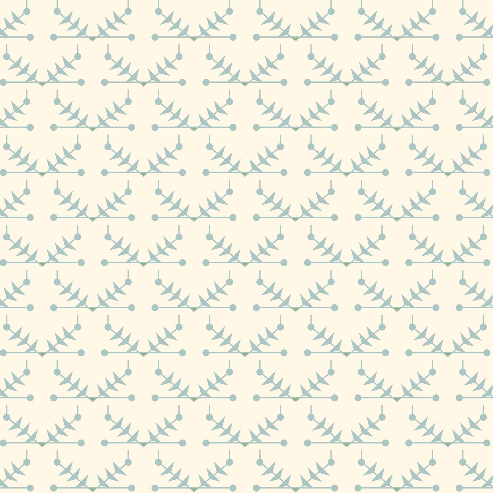 Atomic Trellis Wallpaper - Light Blue