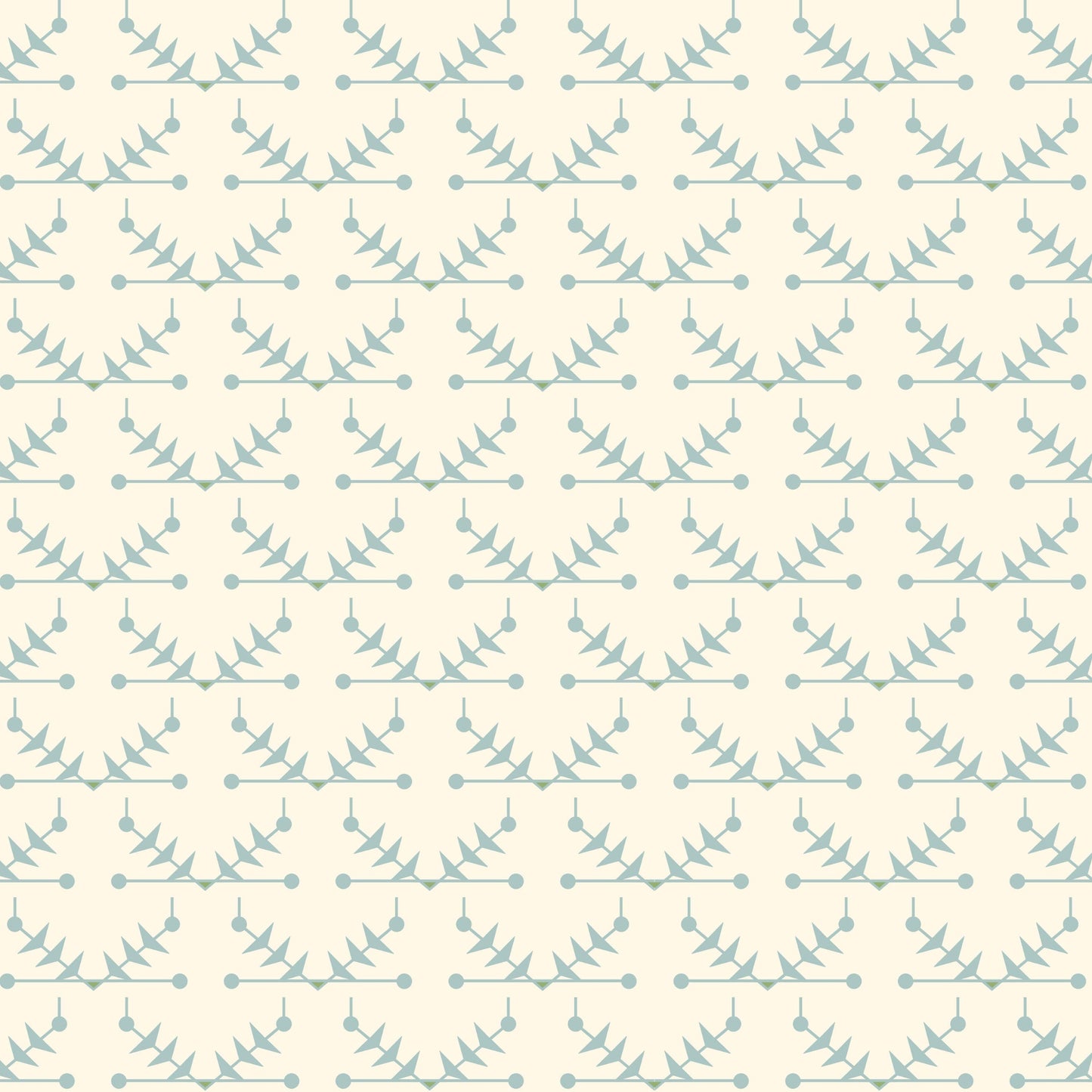 Atomic Trellis Wallpaper - Light Blue