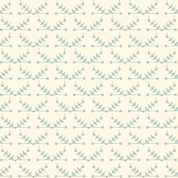 Atomic Trellis Wallpaper - Light Blue