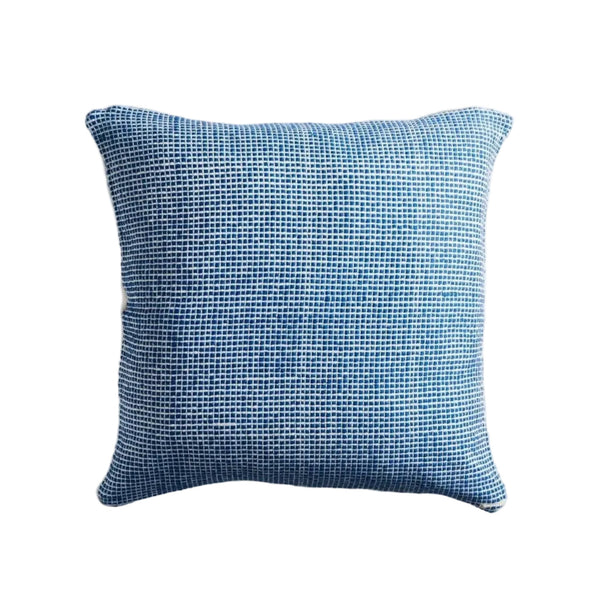 Organic Cotton Pillow from Colombia - Cobalt Blue