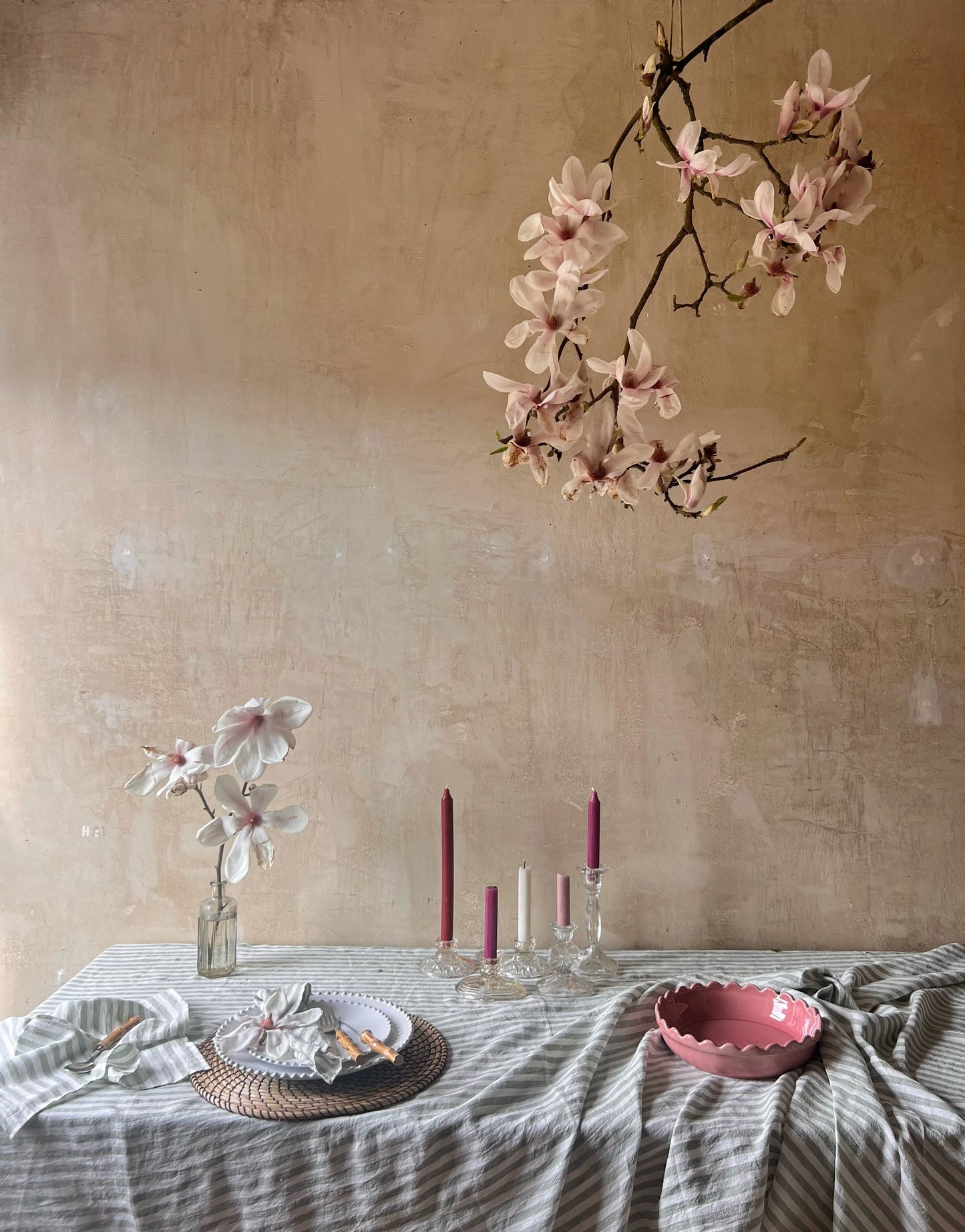 Set of Two Linen Napkins - Wimbledon