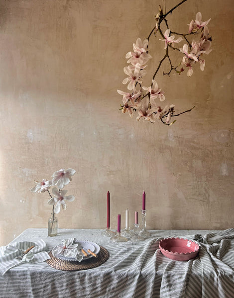 Set of Two Linen Napkins - Wimbledon