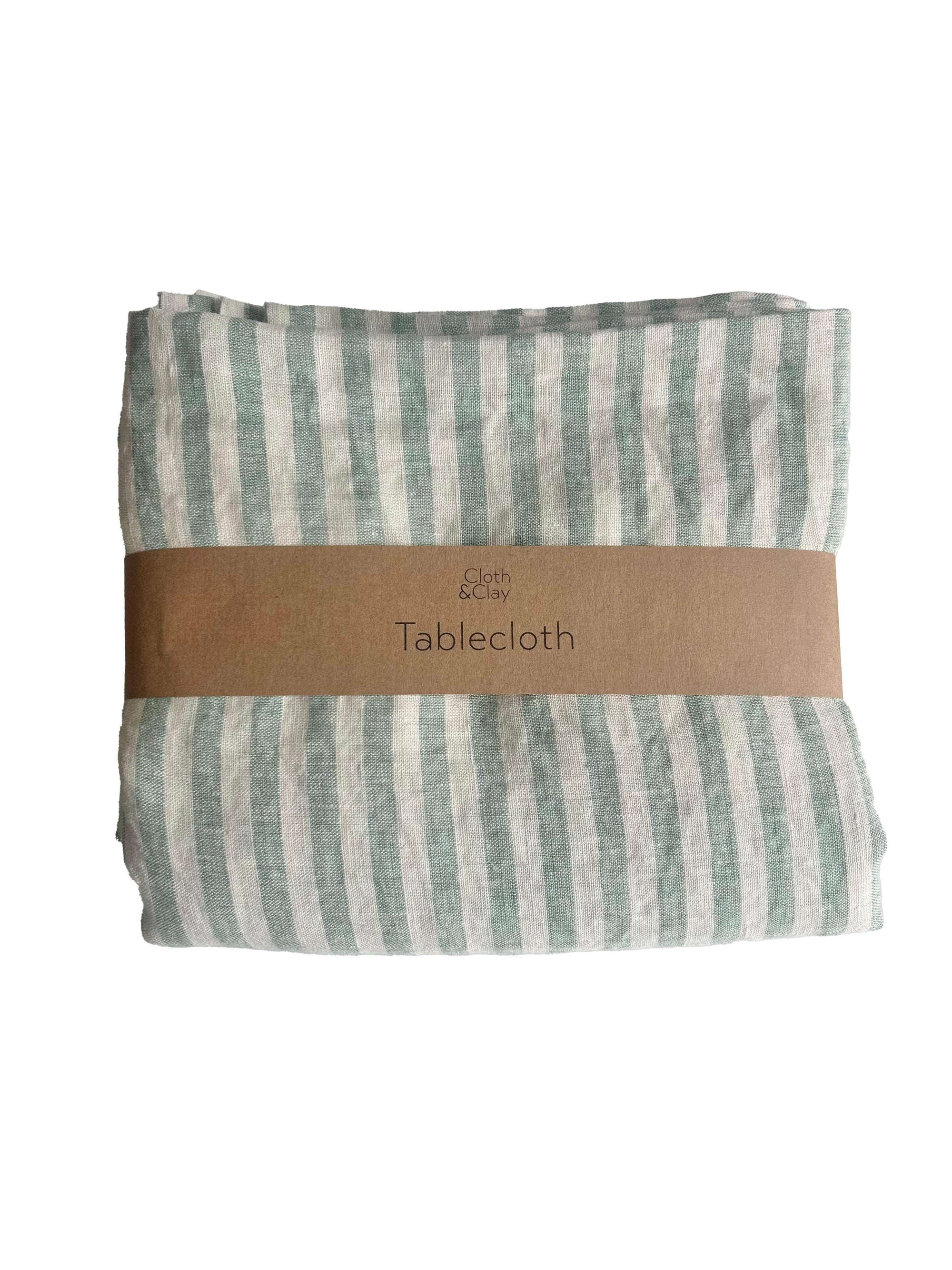 Linen Stripe Tablecloth