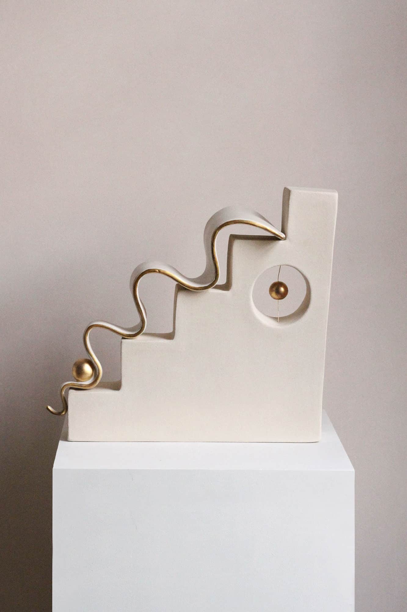 Cascading Down Sculpture