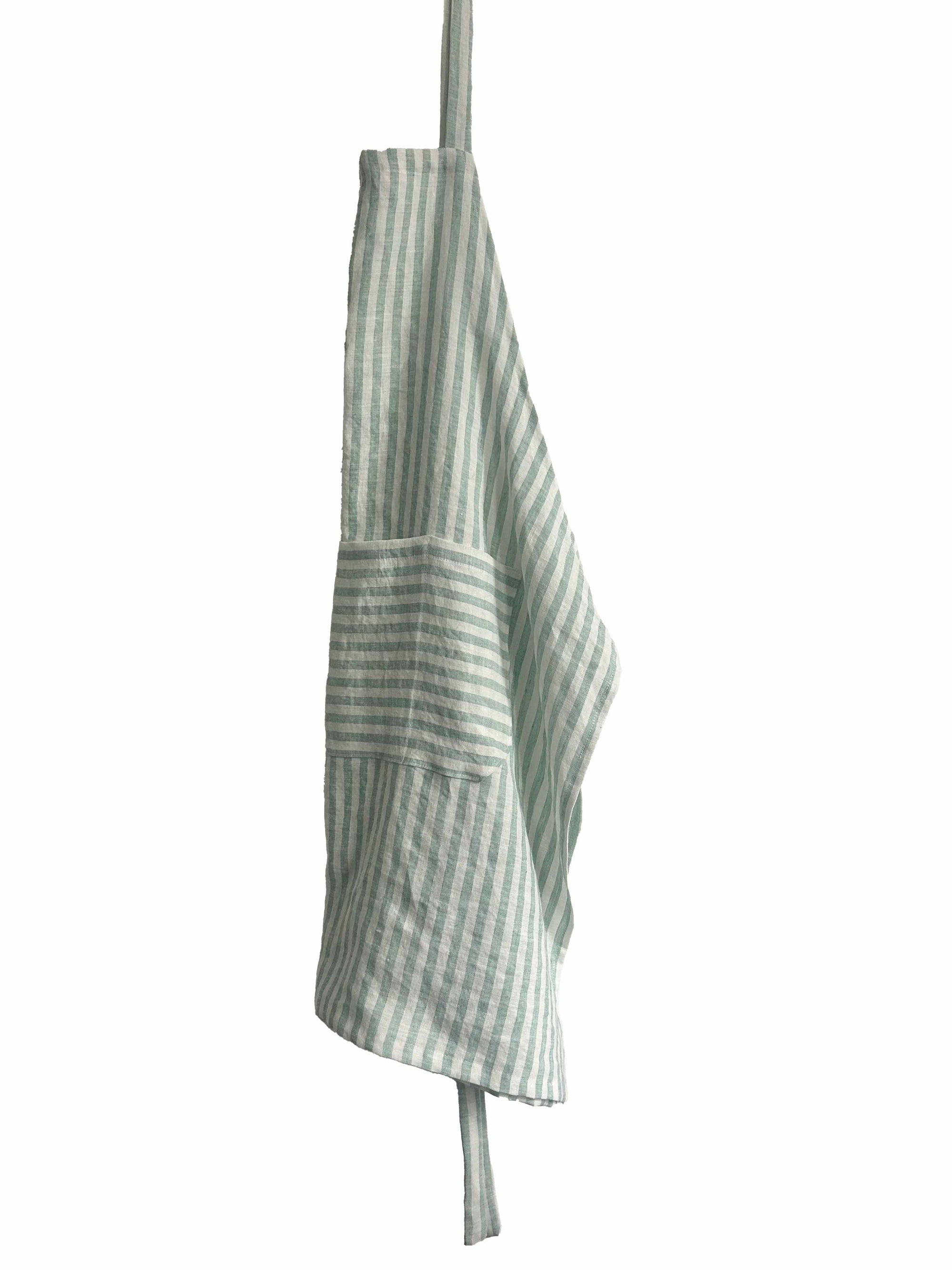 Linen Stripe Apron