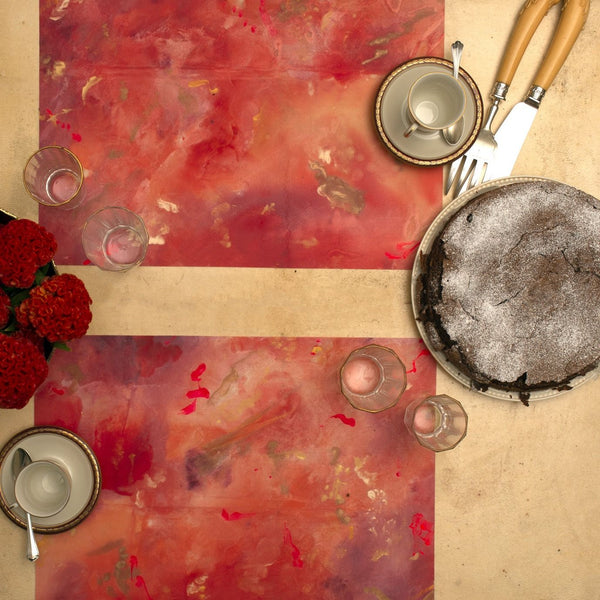 Hand Painted Dafne Rectangular Placemats Set of 2