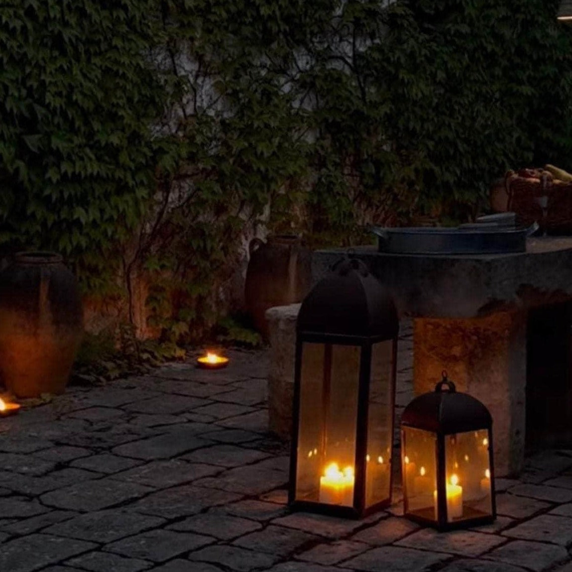 Small Kaffe Haus Iron Lantern