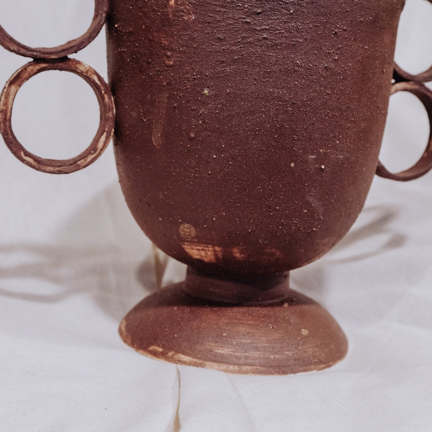 Jackie - Reddish Brown Wild Clay Edition - Goblet/Vase