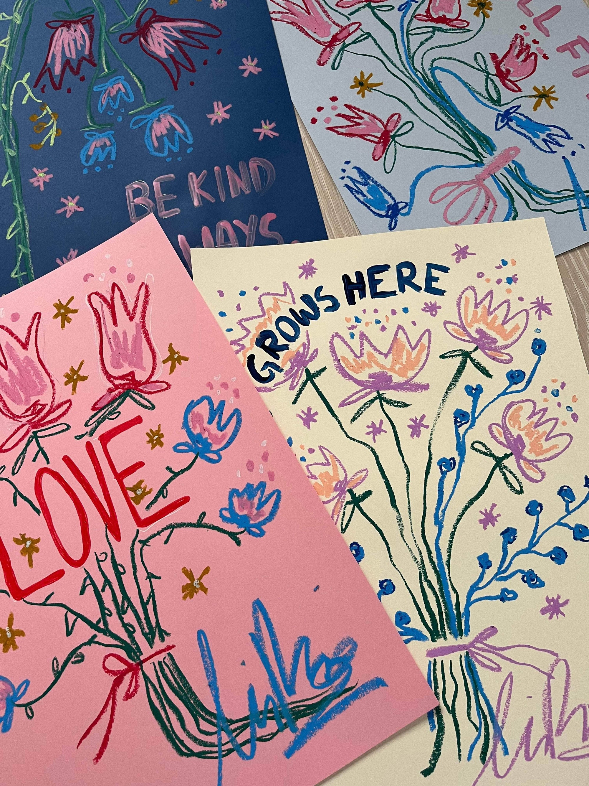 Be Kind Always I Original Painting A3