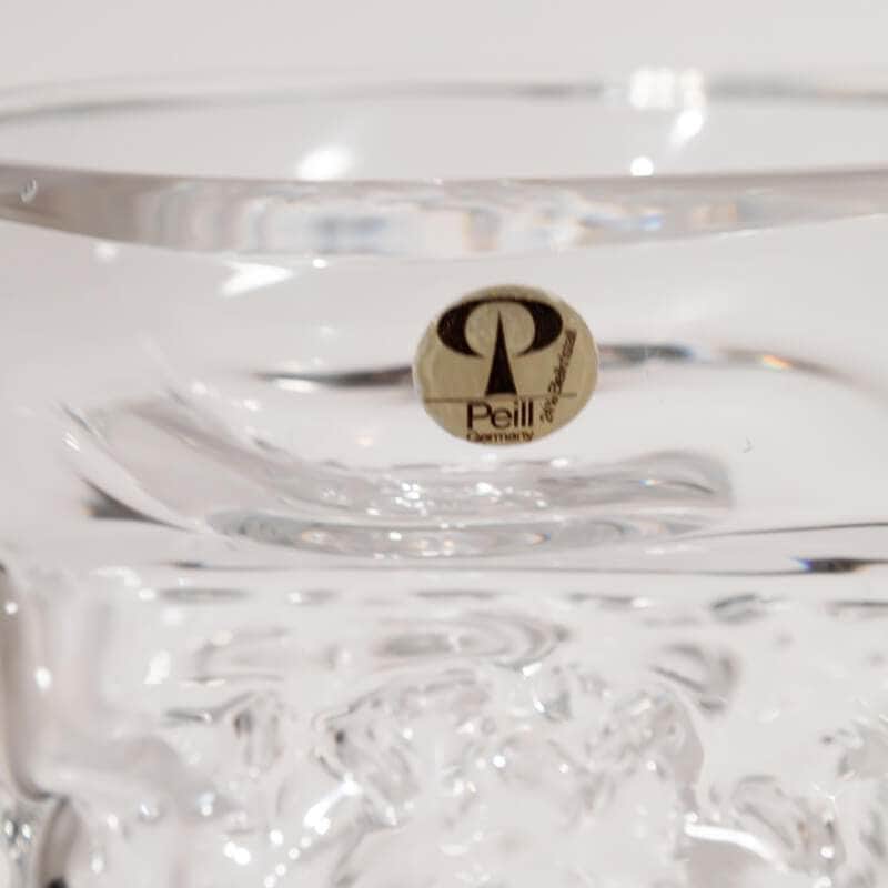 Rare Mid-century Crystal Vase by Peill & Putzler