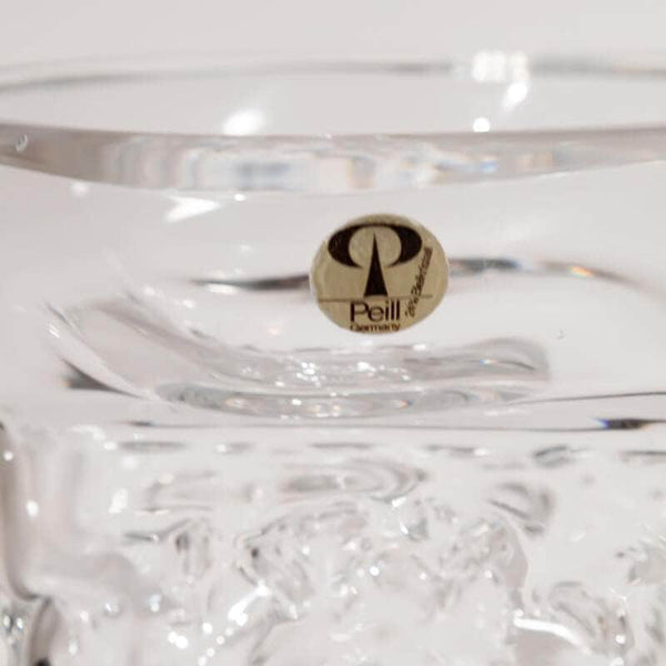 Rare Mid-century Crystal Vase by Peill & Putzler