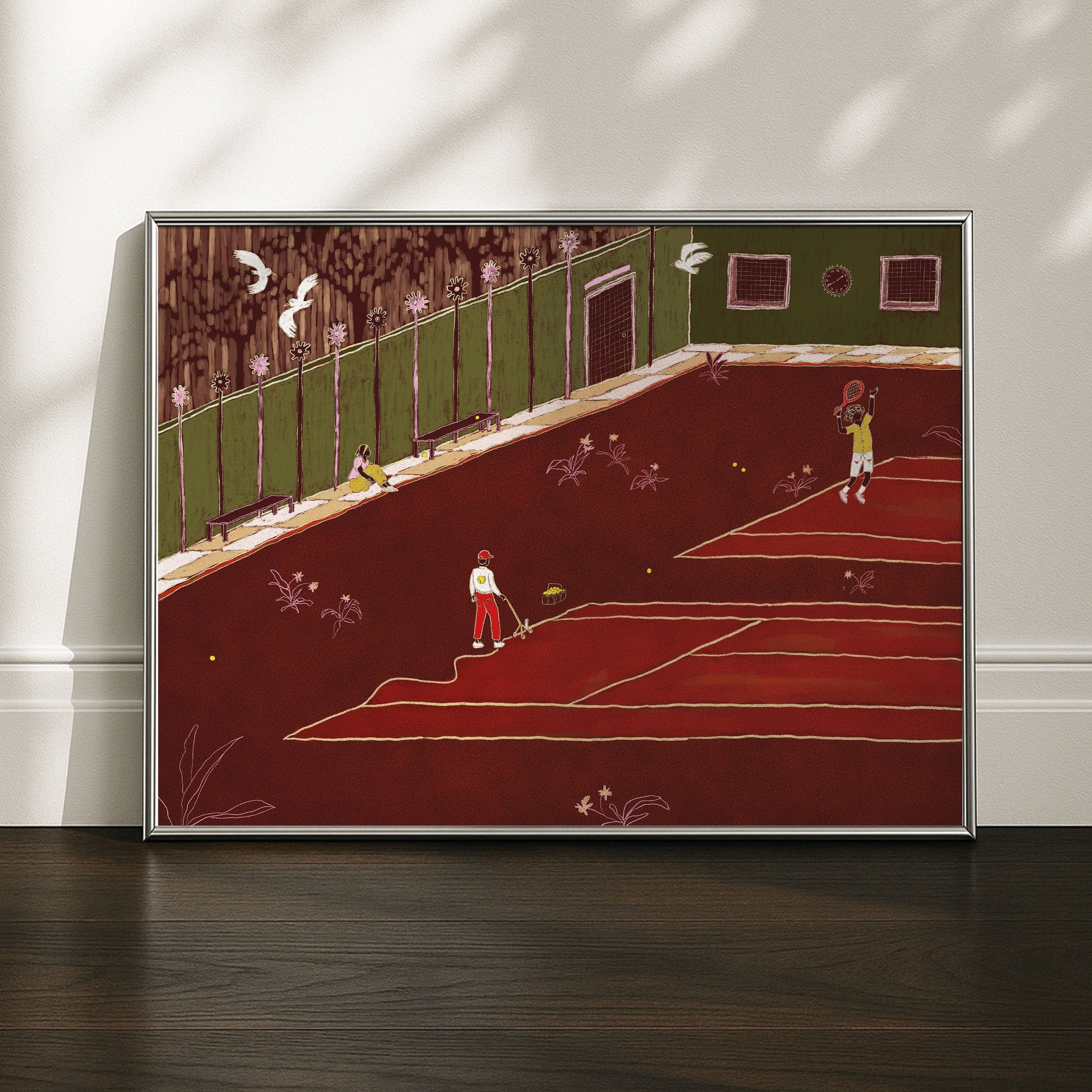 Tennis Court - Fine Art Print