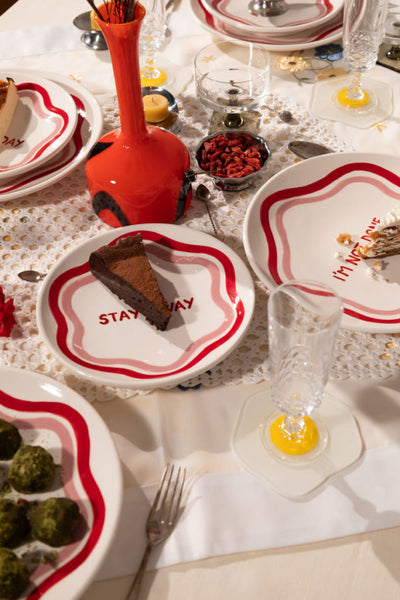 No Thanks Dessert Plate