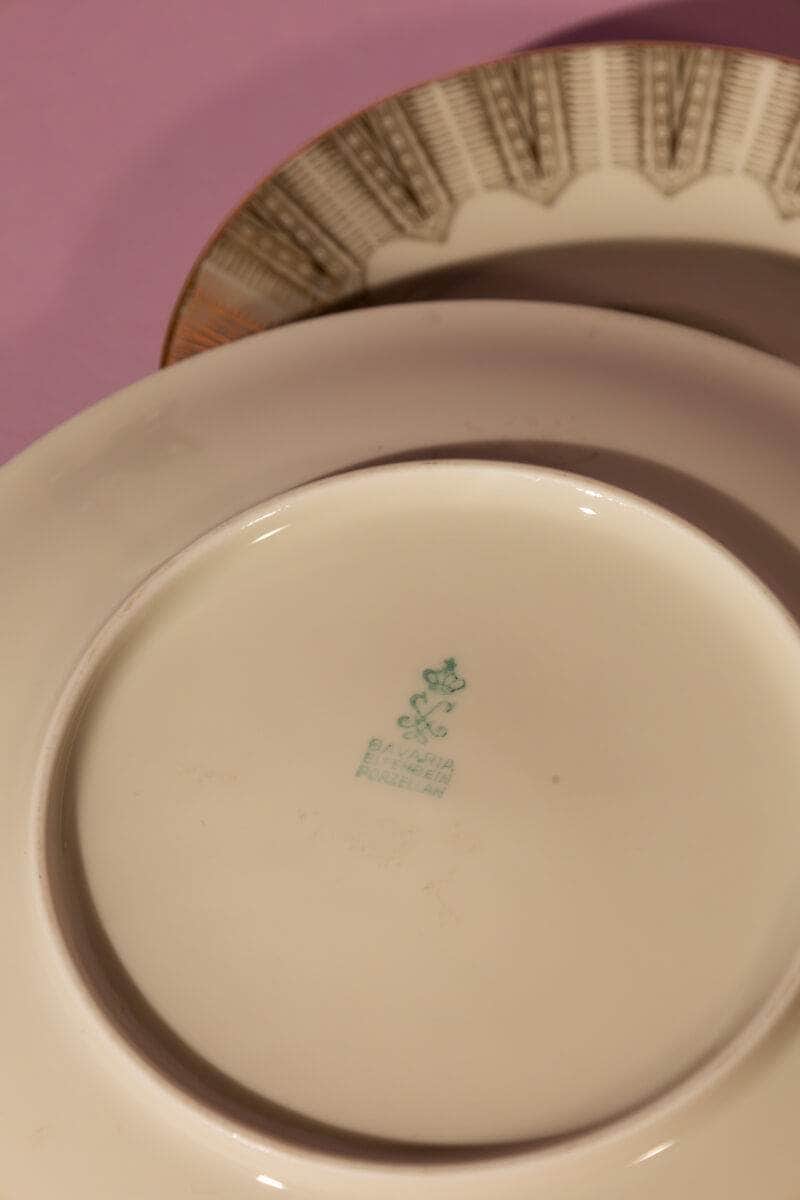 Vintage Bavarian Porcelain Breakfast Set