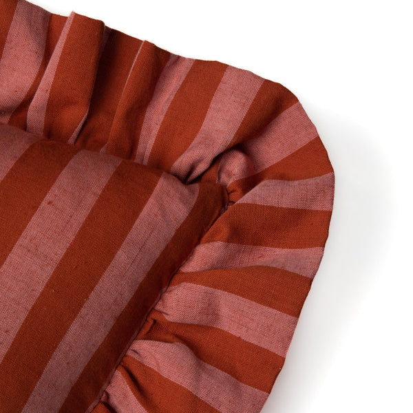 Organic Cotton Ruffle Cushion - Mon Cheri