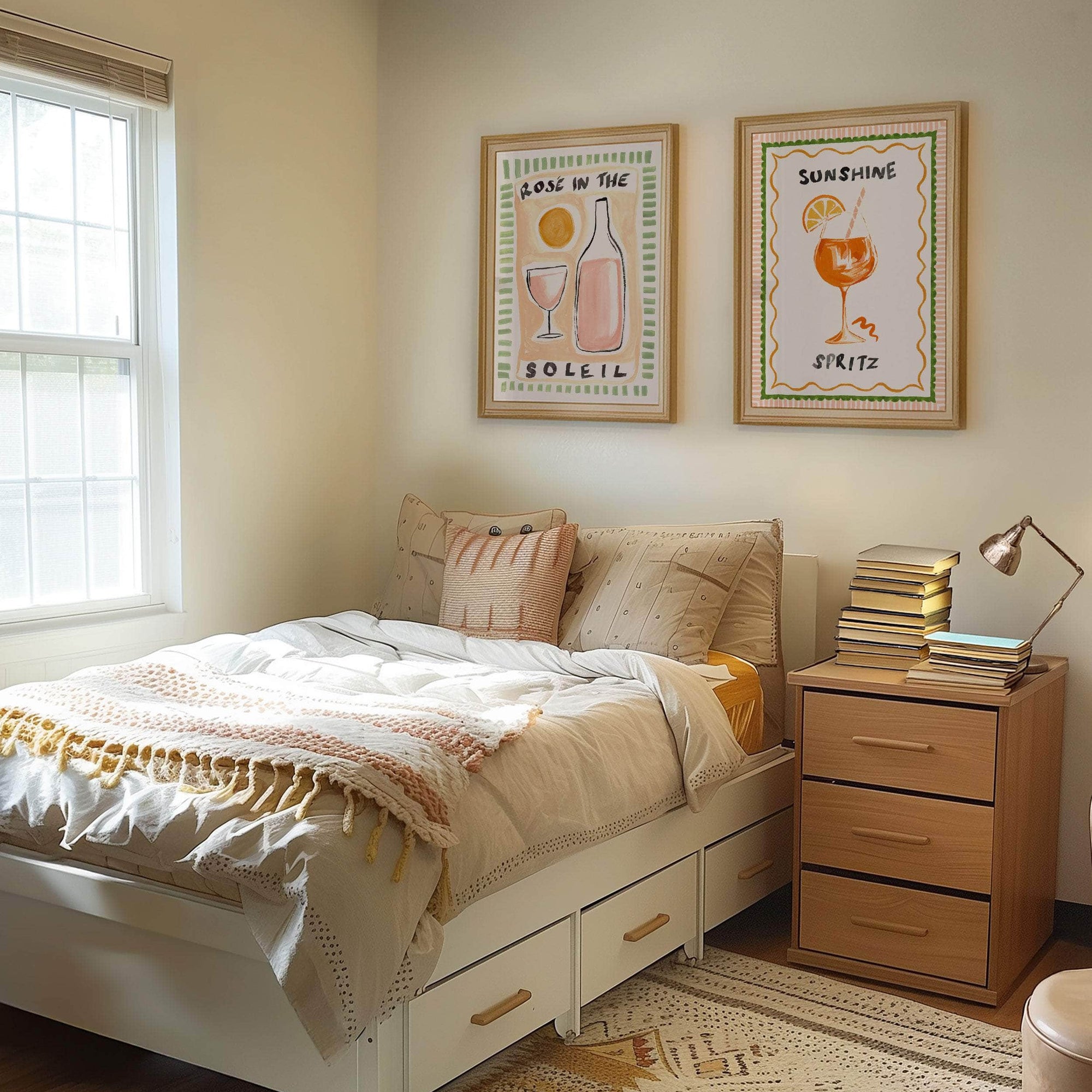 Rosé in the Solei' Print