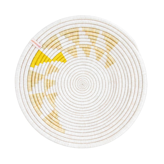 Inyabu Wall Basket - Yellow