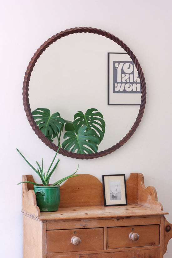 Kruller Grand Mirror - Walnut