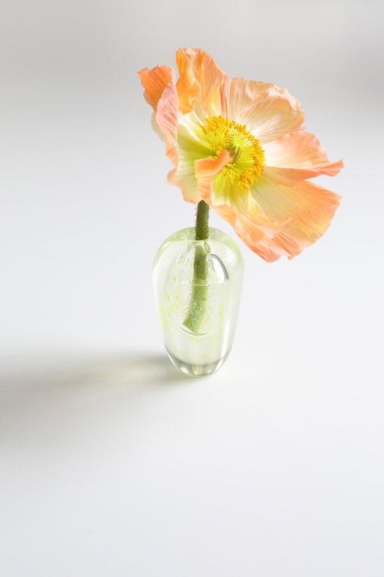 Mouth Blown Vase Liv Yellow