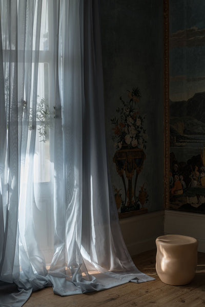 Curtain Hotel Sheer Light Blue
