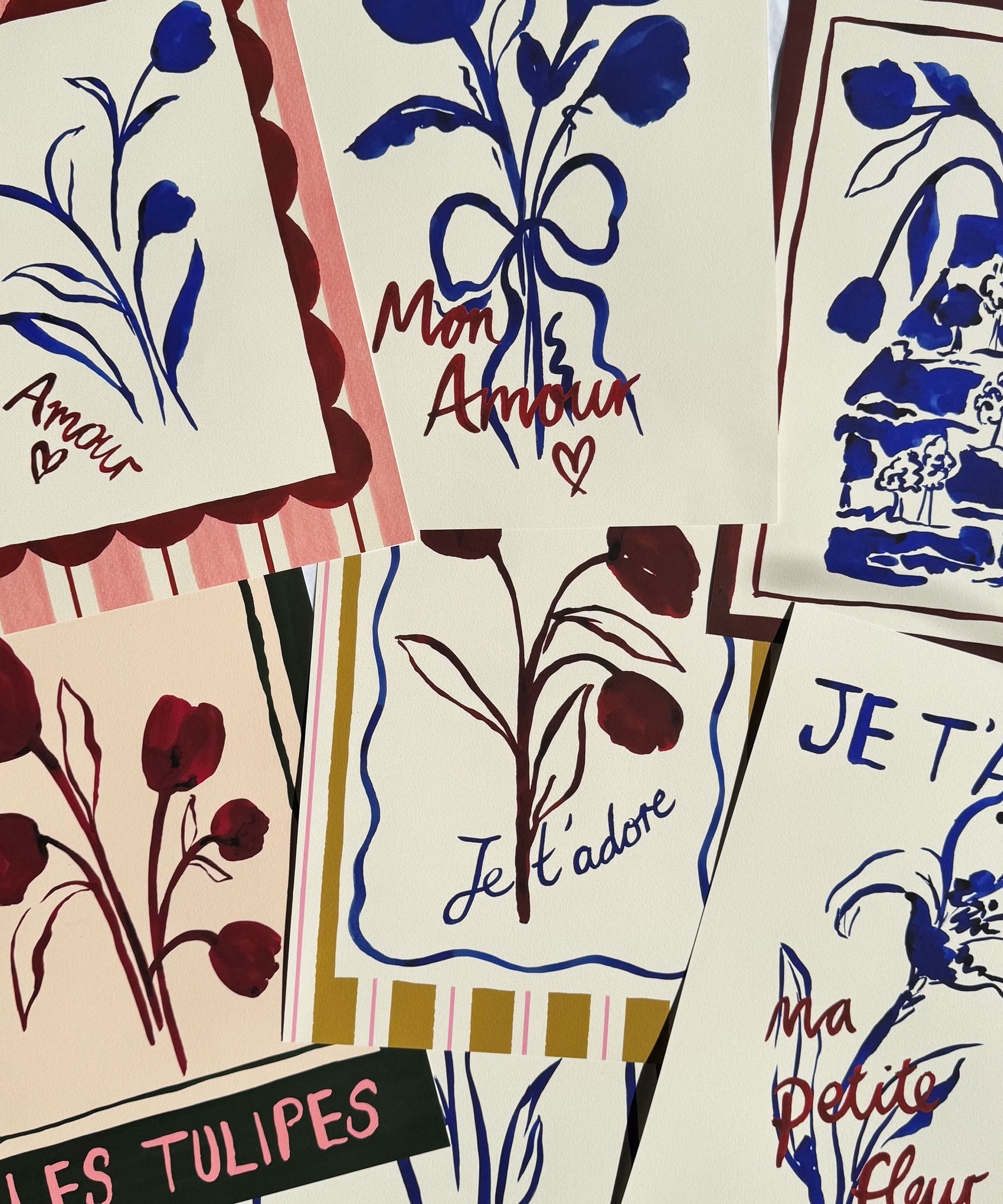 Amour (Love)- French Love Art Print