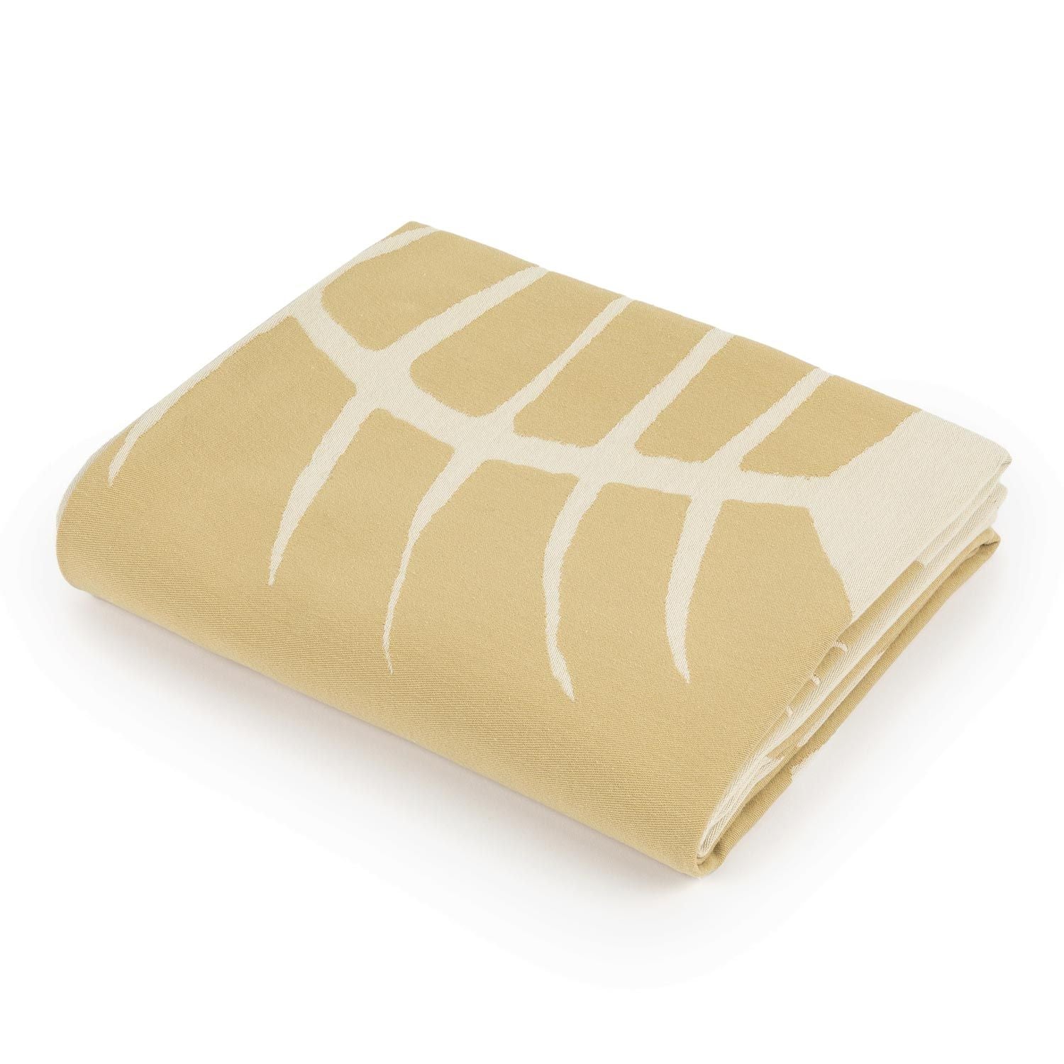 Cat Beige Cotton Tablecloth