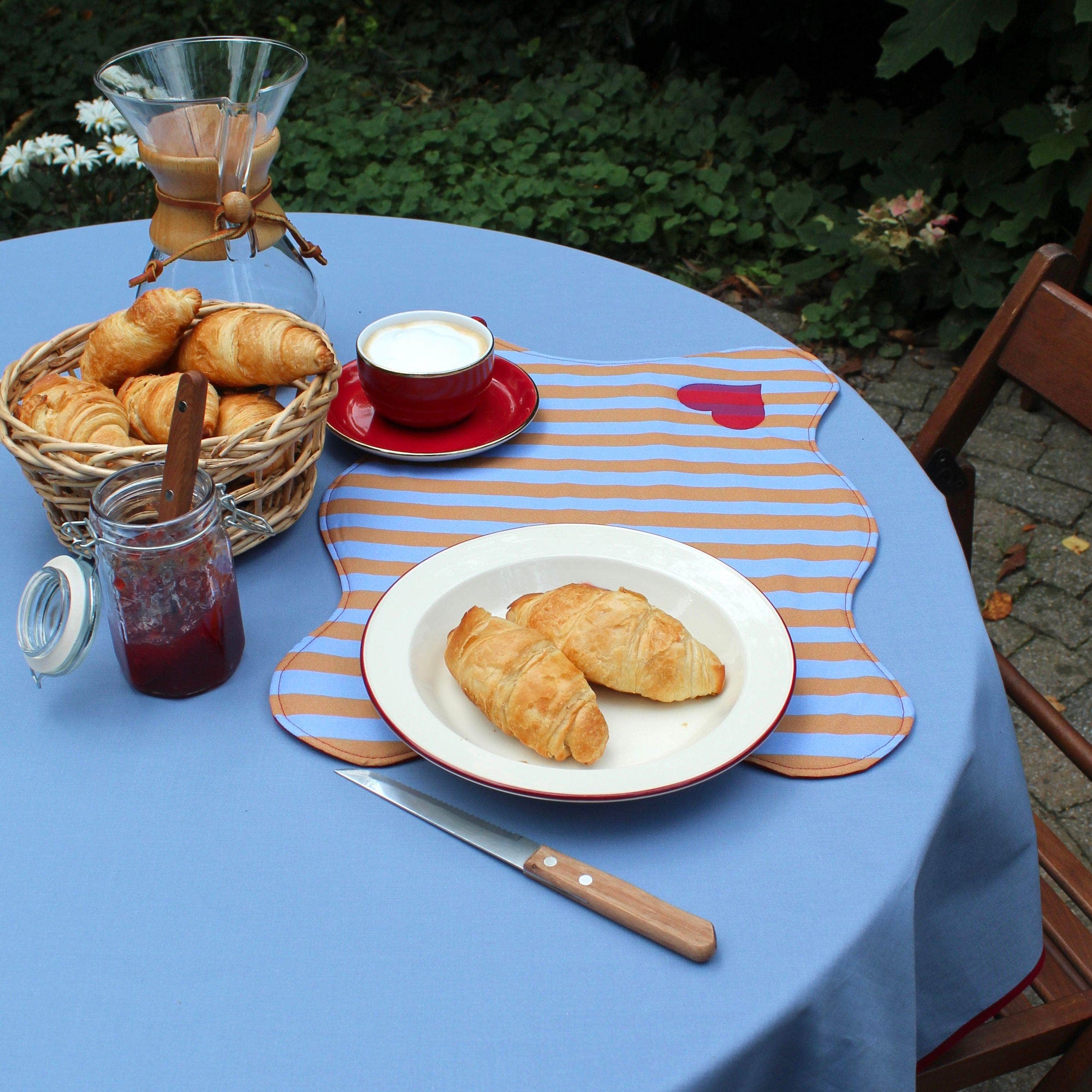 Mon Chou Placemat Blue