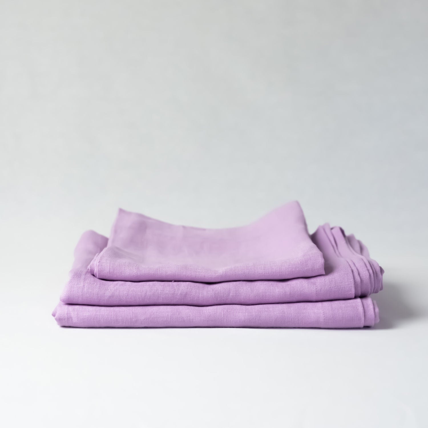 Pink Linen Tablecloth