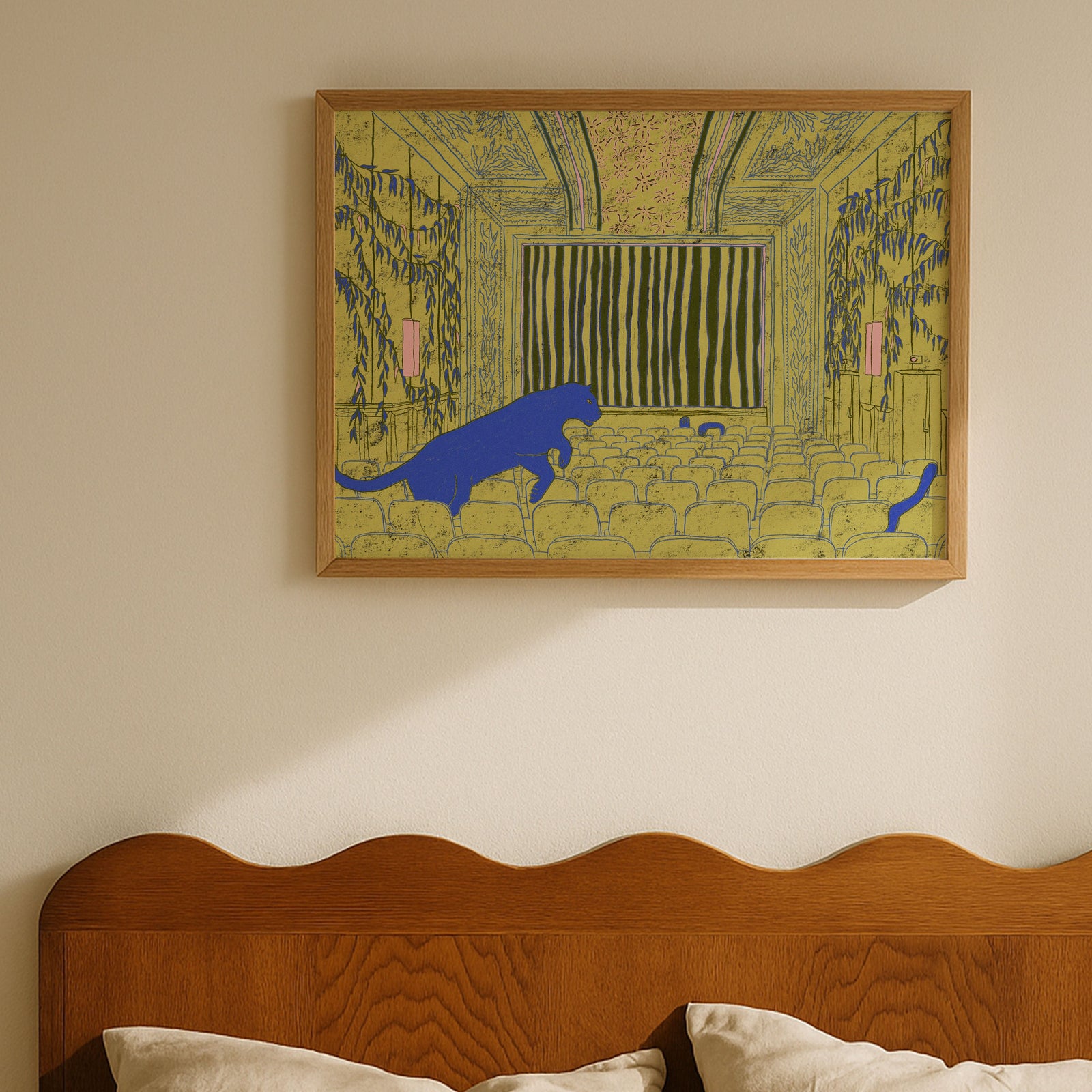 Blue Panther - Fine Art Print