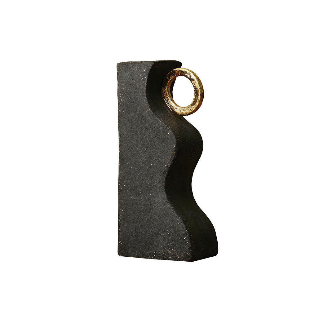 Flo ii Black Vase