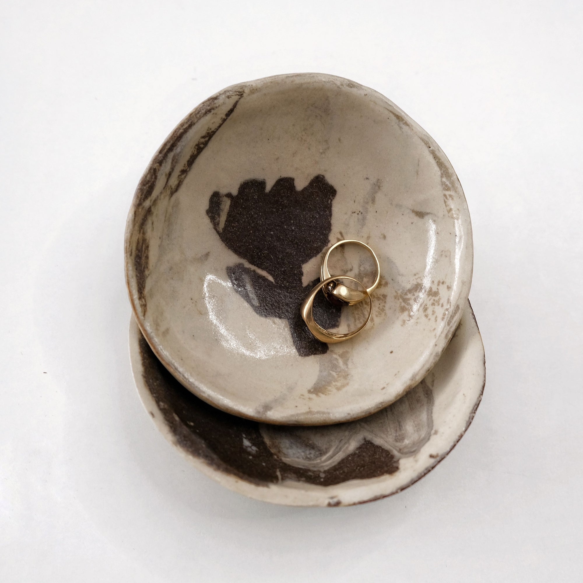 Mieke - Small Nerikomi Ceramic Trinket Set of 2