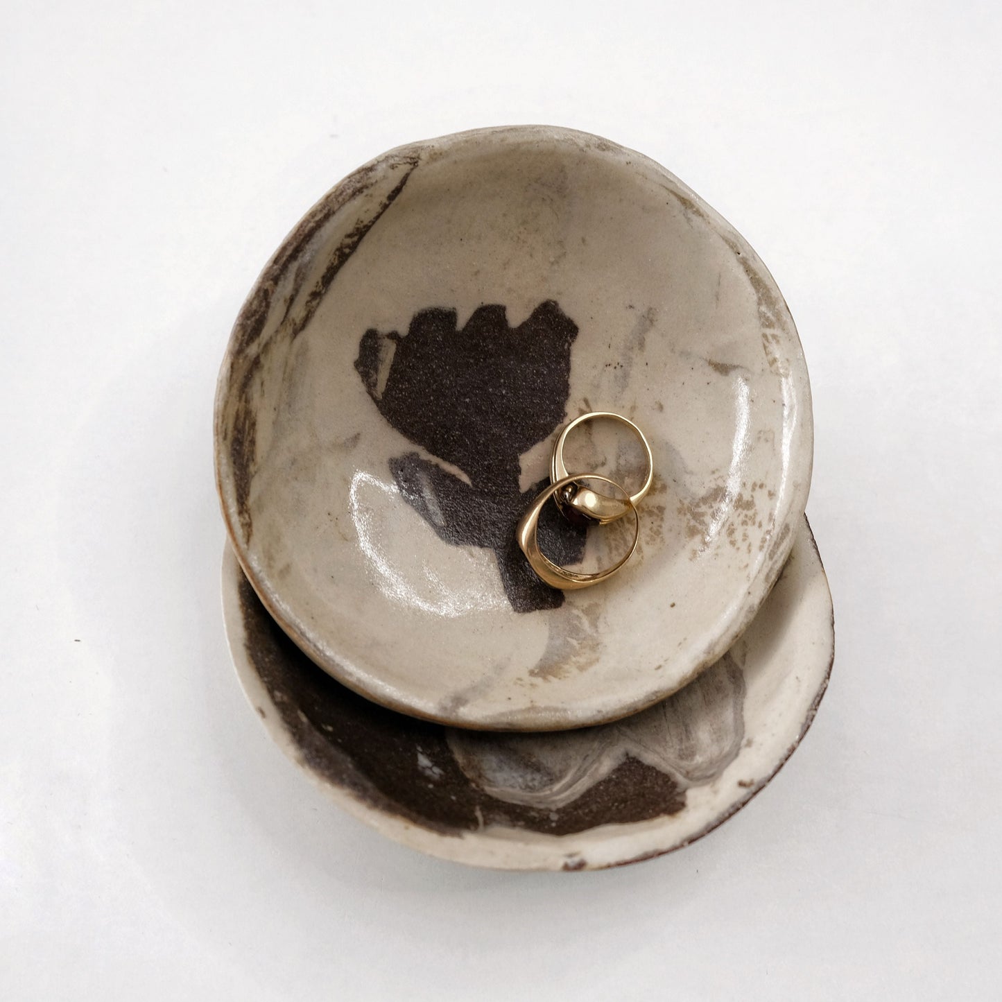 Mieke - Small Nerikomi Ceramic Trinket Set of 2