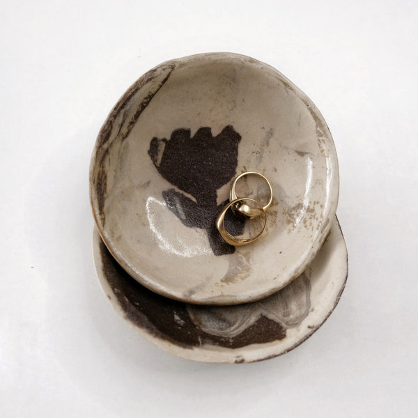 Mieke - Small Nerikomi Ceramic Trinket Set of 2