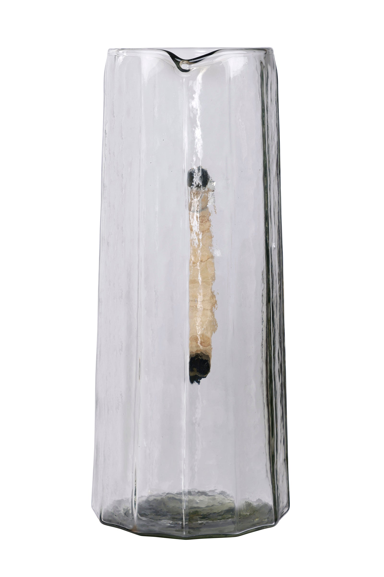 Hammered Water Pitcher, Natural -6.25 x 9.5 Inches