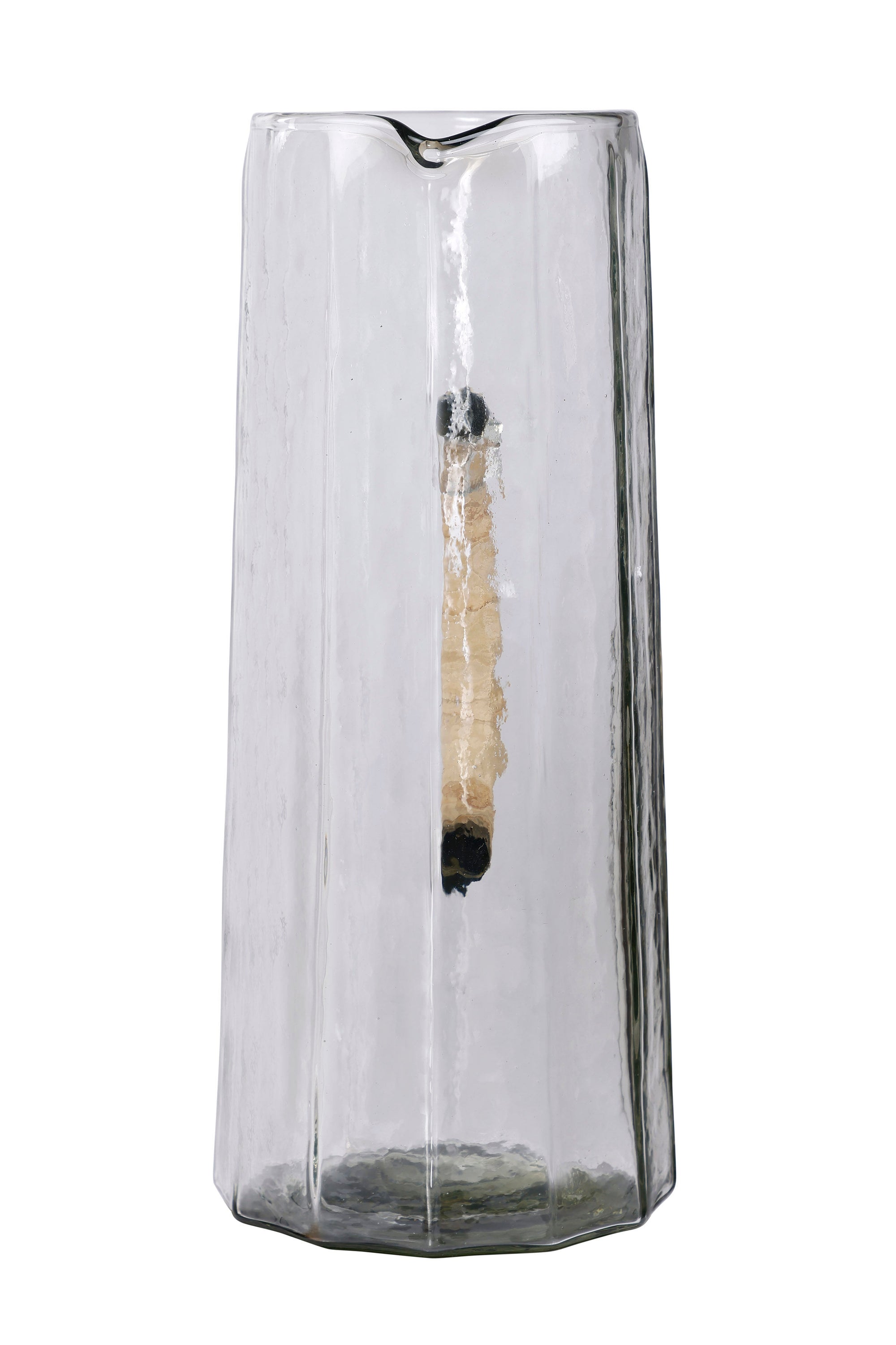 Hammered Water Pitcher, Natural -6.25 x 9.5 Inches