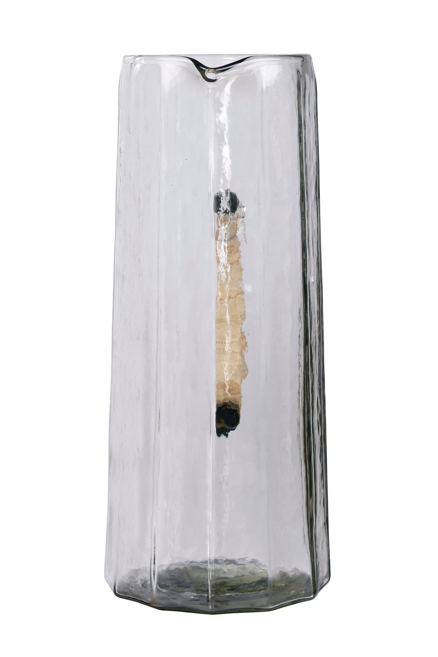 Hammered Water Pitcher, Natural -6.25 x 9.5 Inches