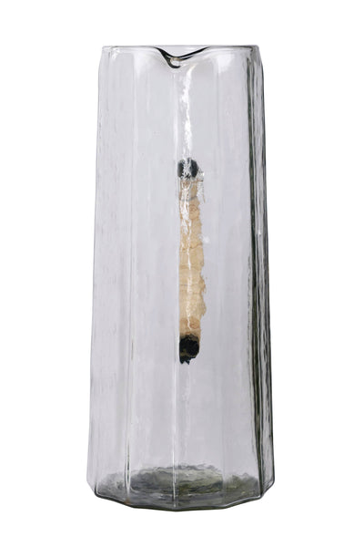 Hammered Water Pitcher, Natural -6.25 x 9.5 Inches